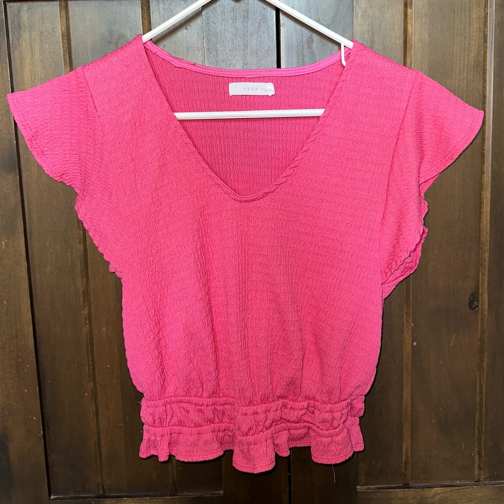 Pink top
